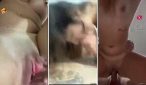 Tiktoker famosa tem suas fotos íntimas divulgadas enquanto faz sexo com seu noivo