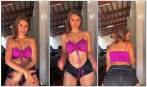 Tamiria Rodrigues é uma jovem sexy arrasando com seus movimentos no TikTok