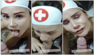 Tuani Basotti fudendo gostoso oral vestida de enfermeira