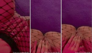 Vídeo caseiro da Diabela se tocando com uma lingerie bem provocante