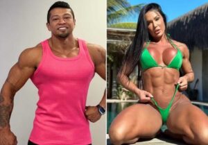 Gracyanne Barbosa sendo filmada mostrando seus peitão e buceta para o personal trainer