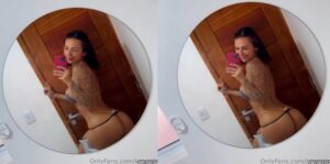 Karol Rosalin mostrando seu lado safadinho de graça no OnlyFans ao posar sexy em frente ao espelho