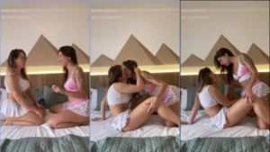 Sissa e Luciana Picchi estão juntas em um vídeo pornô lésbico do site Privacy