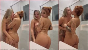 Monique Magnani e Naty Varga em cena quente de sexo lésbico no filme adulto do Privacy