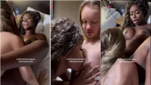 Fazendo sexo com Mc Marangoni e Emily Louise fudendo gostoso oral