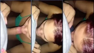 Vitoria Azevedo pelada, fazendo um oral no pau avantajado