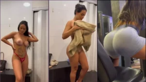 Veja os vídeos da Kethellen Soares sem roupa no vestiário da academia