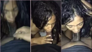 Boquete amador de uma novinha bem magrinha fazendo aquele serviço bem caprichado
