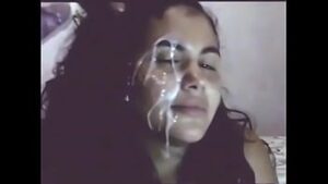 Nayara assunção levando gozada na cara