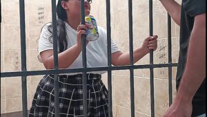Adolecente cacheada
