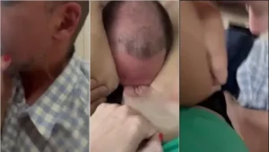 Aline e Flávio estavam se divertindo de um jeito quente, sem proteção, e soltaram tudo na bundinha da safadinha