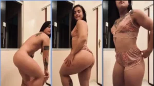 Japa Maromba se ajeitando pra entrar nos reparos e exibindo o bumbum