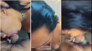 Novinha mascarada é flagrada na internet fazendo um boquete no seu brinquedo