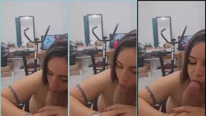 Vídeo picante com Mylena Alves dando aquela caprichada no desfrute da piroca enorme