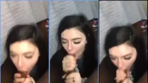 Erome, a branquinha safada, dando um tapa na linguiça do negão