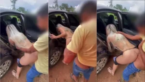 Esposa safada se exibindo para desconhecidos na estrada, vídeos caseiros de sexo gay