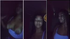 Novinha ousada provocando o irmão, se exibindo sem roupa nenhuma