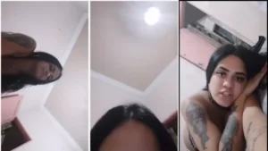 Uma novinha foi parar na internet se exibindo nua durante uma live