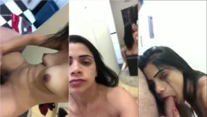 Menina safada fazendo chuca num cabra com o membro enorme e robusto