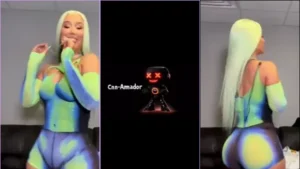 Vídeo da Iggy Azalea no Telegram mostrando seus peitões