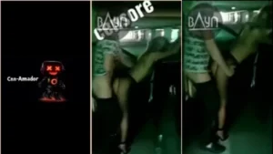 Flagra safadinho de uma magrinha se divertindo na garagem do prédio