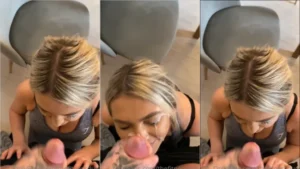 Holly irresistível recebendo uma "surpresinha" no rosto