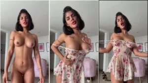 Marcy Jiimnz, essa gostosona de vestido florido no pornô