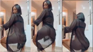 Daniela Antury dançando a vontade, sem roupa de baixo