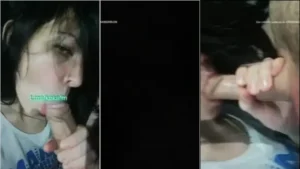 Gatinha enfiando a pica cheia de veias na bocinha