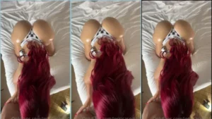 Jessica Sodi dando um trato na pica preta no boquete
