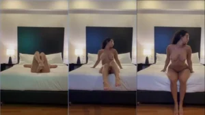 só na OnlyFans, Sara Benavidez L toda despida, relaxando na cama