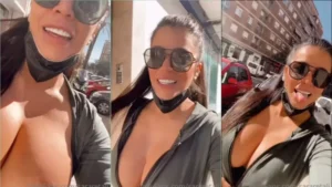 Rolou na internet um vídeo da Sara Retali causando na rua!