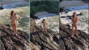 Vídeo sensual da Vicky Harper, a noivinha irresistível e magrinha