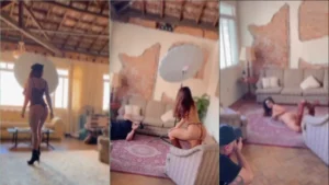 Jennifer Fabri em uma sessão picante