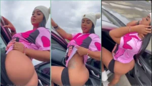 A Andreamolina bem ousada no carro!