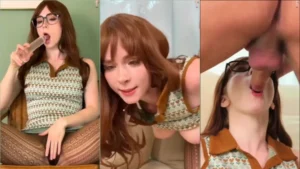 A famosa Sweetie Fox aparece em um vídeo se divertindo e tomando uns goles de porra