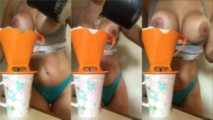 Dá uma olhada na Raissa Barbosa fazendo café de peitinho de fora!