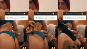 Delicinha Azzy levando uns carinhos na bunda!