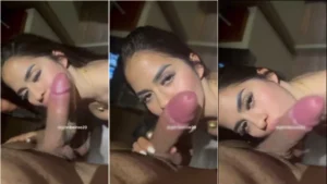 Gih Ribeiro no vídeo de sexo oral cheio de desejo