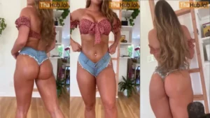 Krissy Taylor arrasando na frente da câmera com todo seu charme