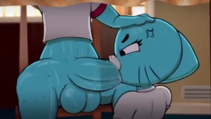 Momentos quentes da Animação Porno Gumball
