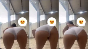 Raissa Yasz arrasando com um vídeo sensual da sua bundinha dançando