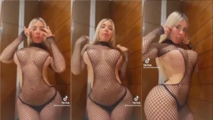 Vanessa Bohorquez em um vídeo safadinho, toda gata de loira!