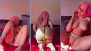 Vazamentos da Kinechan sem roupa íntima