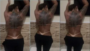 Vídeos da Michele Babalu, a tatuada safadinha, exibindo suas marquinhas